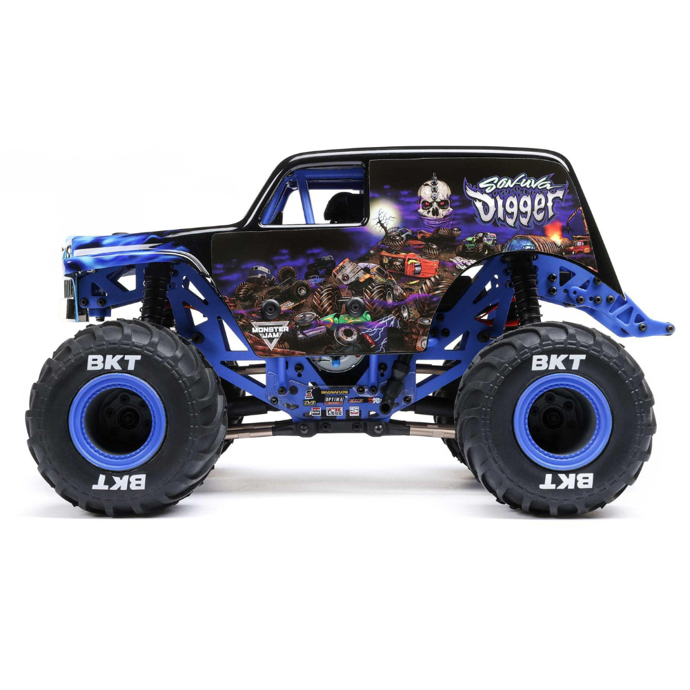 Losi 1/18 Mini LMT 4WD Brushed Monster Truck RTR Son-uva Digger-3