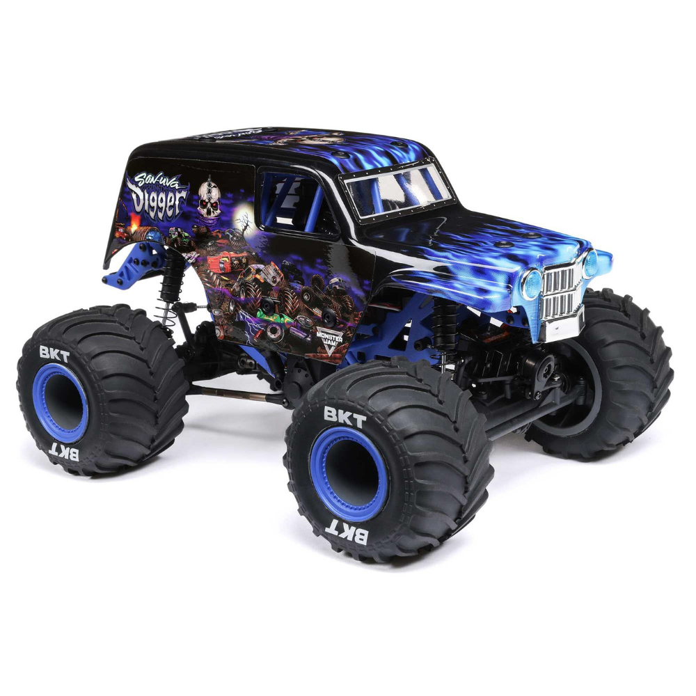 Losi 1/18 Mini LMT 4WD Brushed Monster Truck RTR Son-uva Digger-5