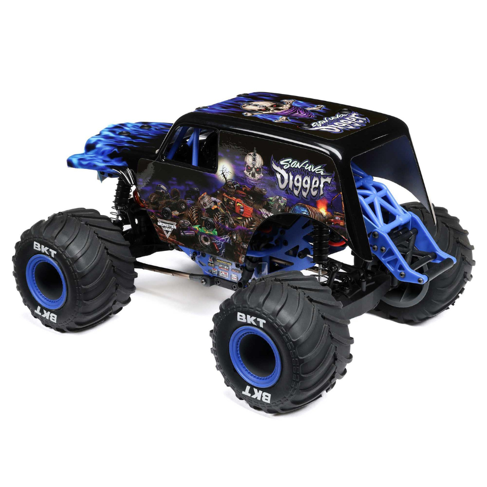 Losi 1/18 Mini LMT 4WD Brushed Monster Truck RTR Son-uva Digger-6