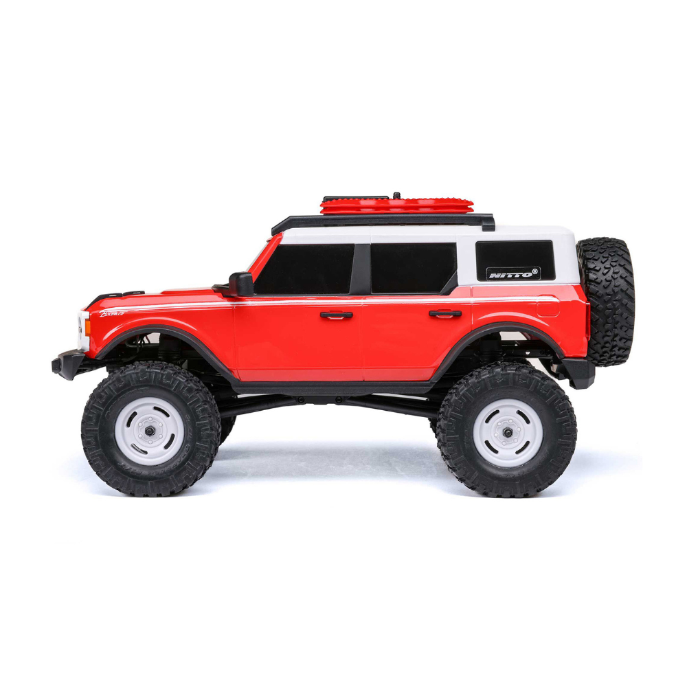 Axial 1/24 SCX24 Ford Bronco 4X4 RTR (inc Battery & Charger) Heritage Edition Red-3