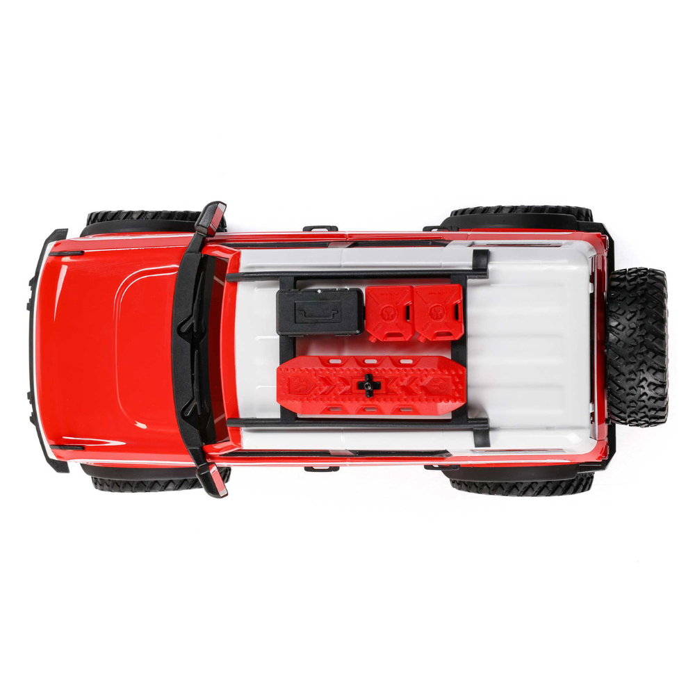 Axial 1/24 SCX24 Ford Bronco 4X4 RTR (inc Battery & Charger) Heritage Edition Red-4