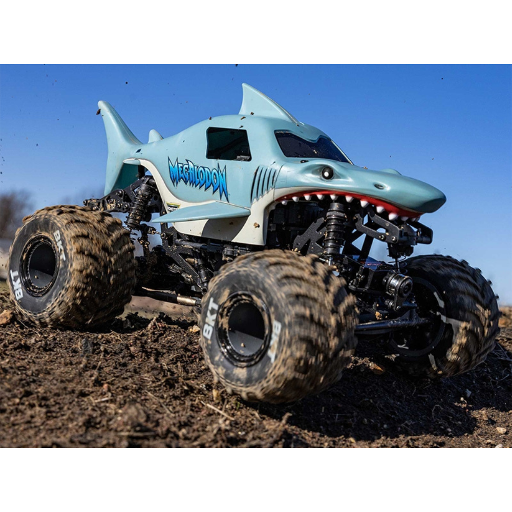 Losi 1/18 Mini LMT Megalodon 2S 4X4 RTR Brushed Monster Truck-9