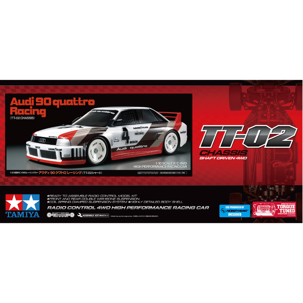 Tamiya Audi 90 Quattro Racing (TT-02)-2