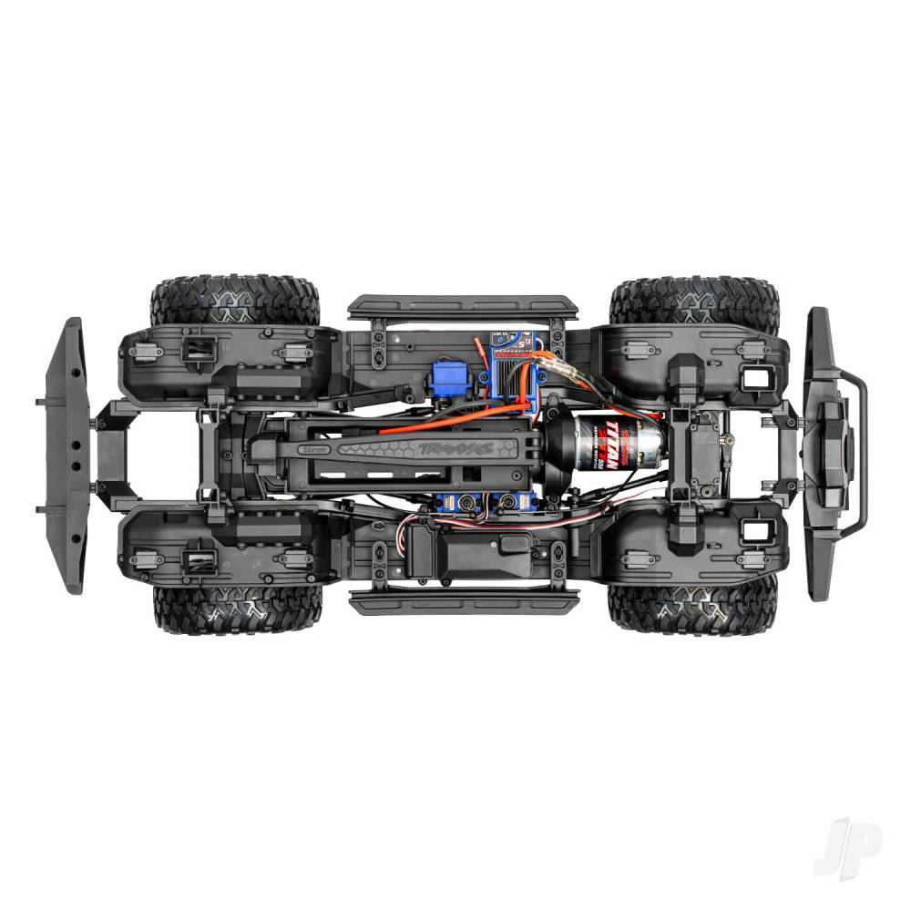 Traxxas TRX-4 Land Rover Defender 1:10 4X4 Electric Trail Crawler, Silver (+ TQi 4-ch, XL-5 HV, Titan 550, Clipless Body)-8