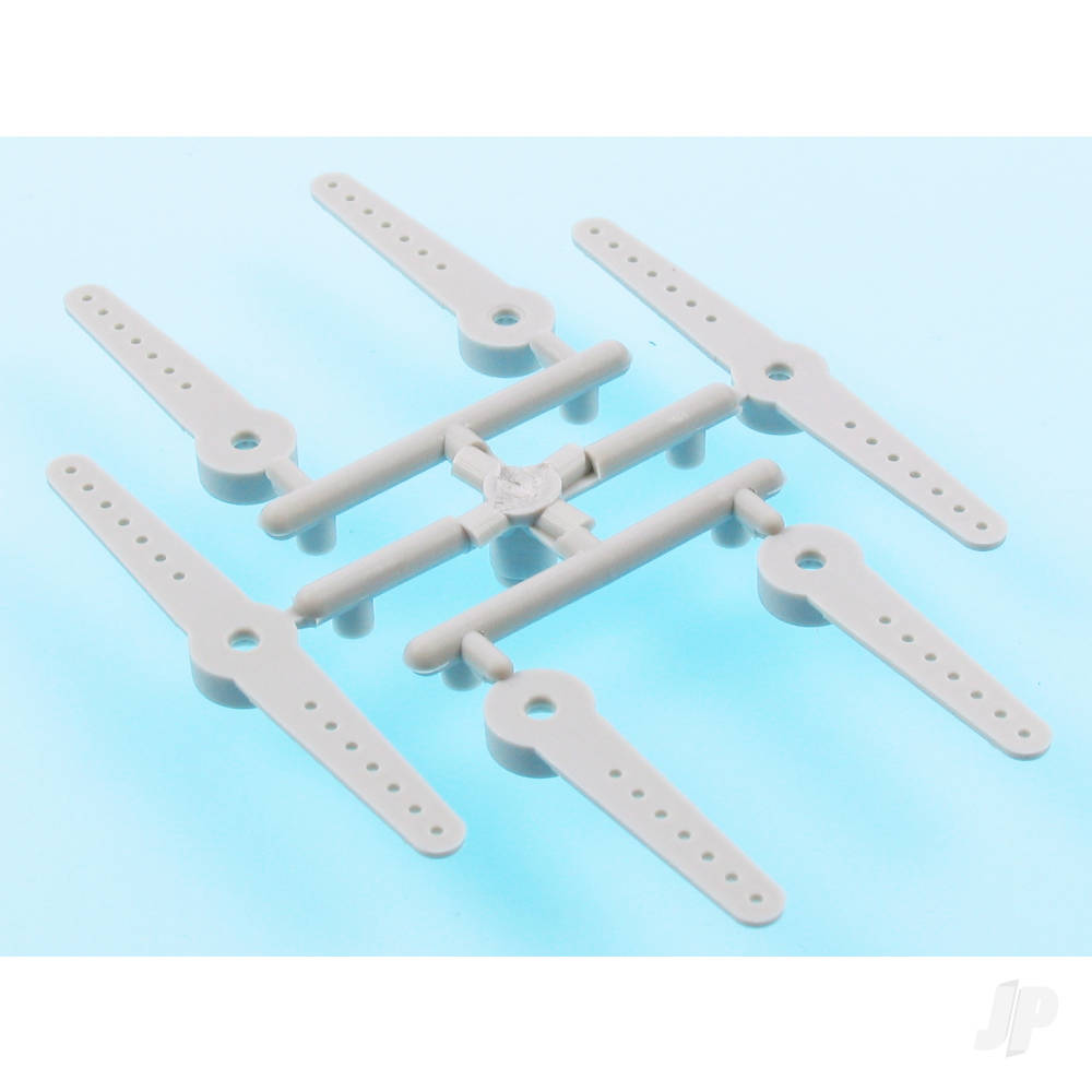 Micro Servo Arm XL (for Hitec HS-56HB, HS-65HB, HS-65MG) 6 pcs per package - 4 Single, 2 Double-2
