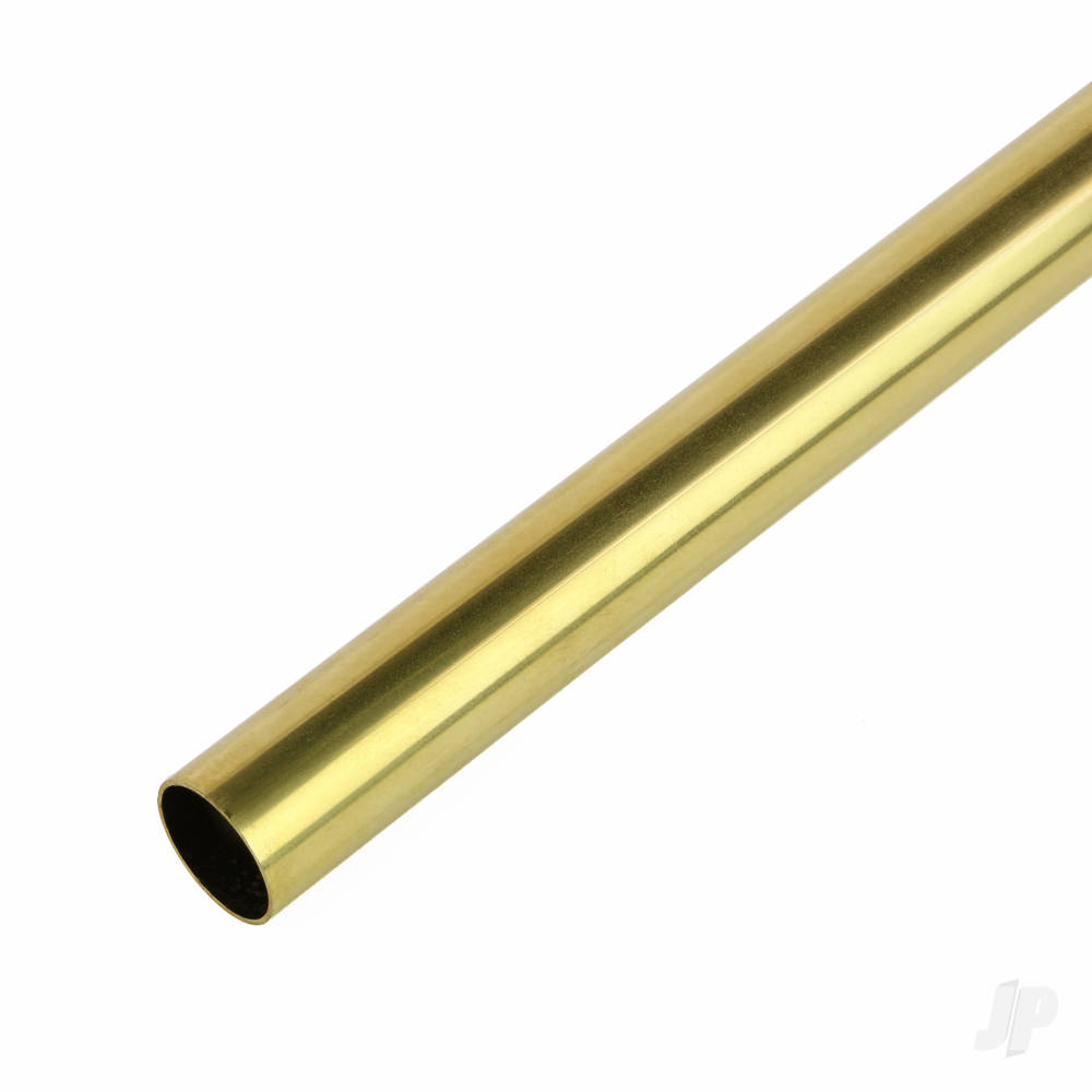 1/2in Brass Round Tube, .029in Wall (36in long) (Bulk Pack of 4 Items)-2