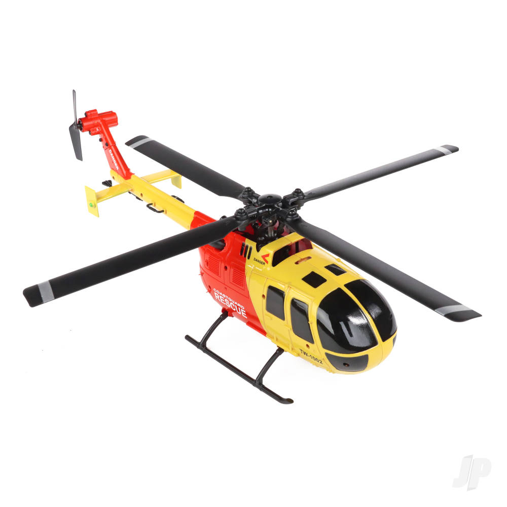 Twister BO-105 Scale 250 Flybarless Helicopter with 6 Axis Stabilisation and Altitude Hold (Yellow/Red)-3