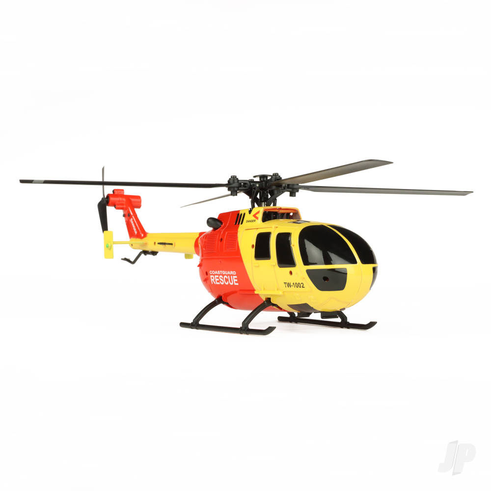 Twister BO-105 Scale 250 Flybarless Helicopter with 6 Axis Stabilisation and Altitude Hold (Yellow/Red)-7