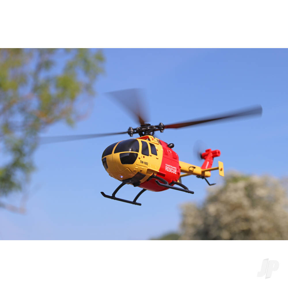 Twister BO-105 Scale 250 Flybarless Helicopter with 6 Axis Stabilisation and Altitude Hold (Yellow/Red)-12