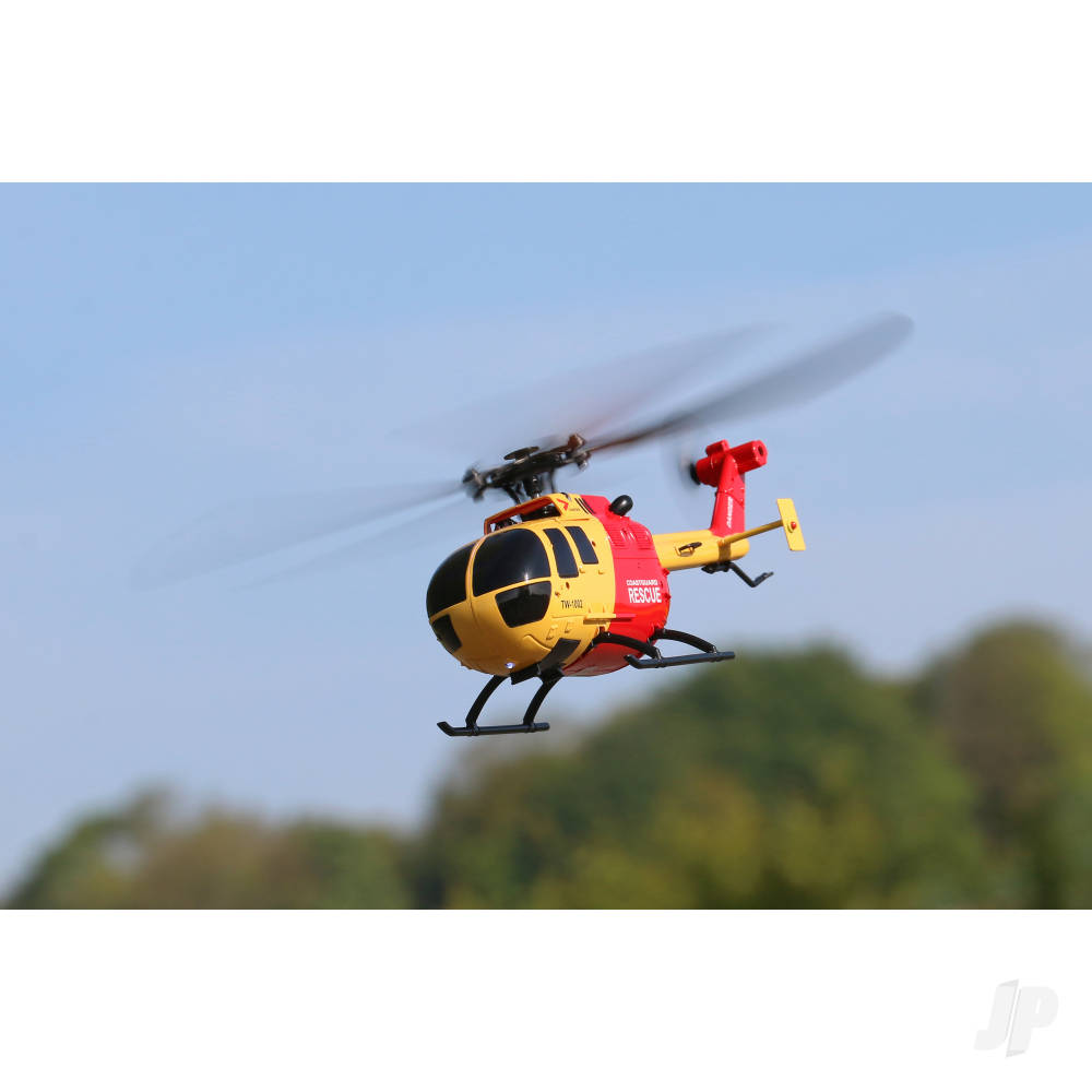 Twister BO-105 Scale 250 Flybarless Helicopter with 6 Axis Stabilisation and Altitude Hold (Yellow/Red)-13