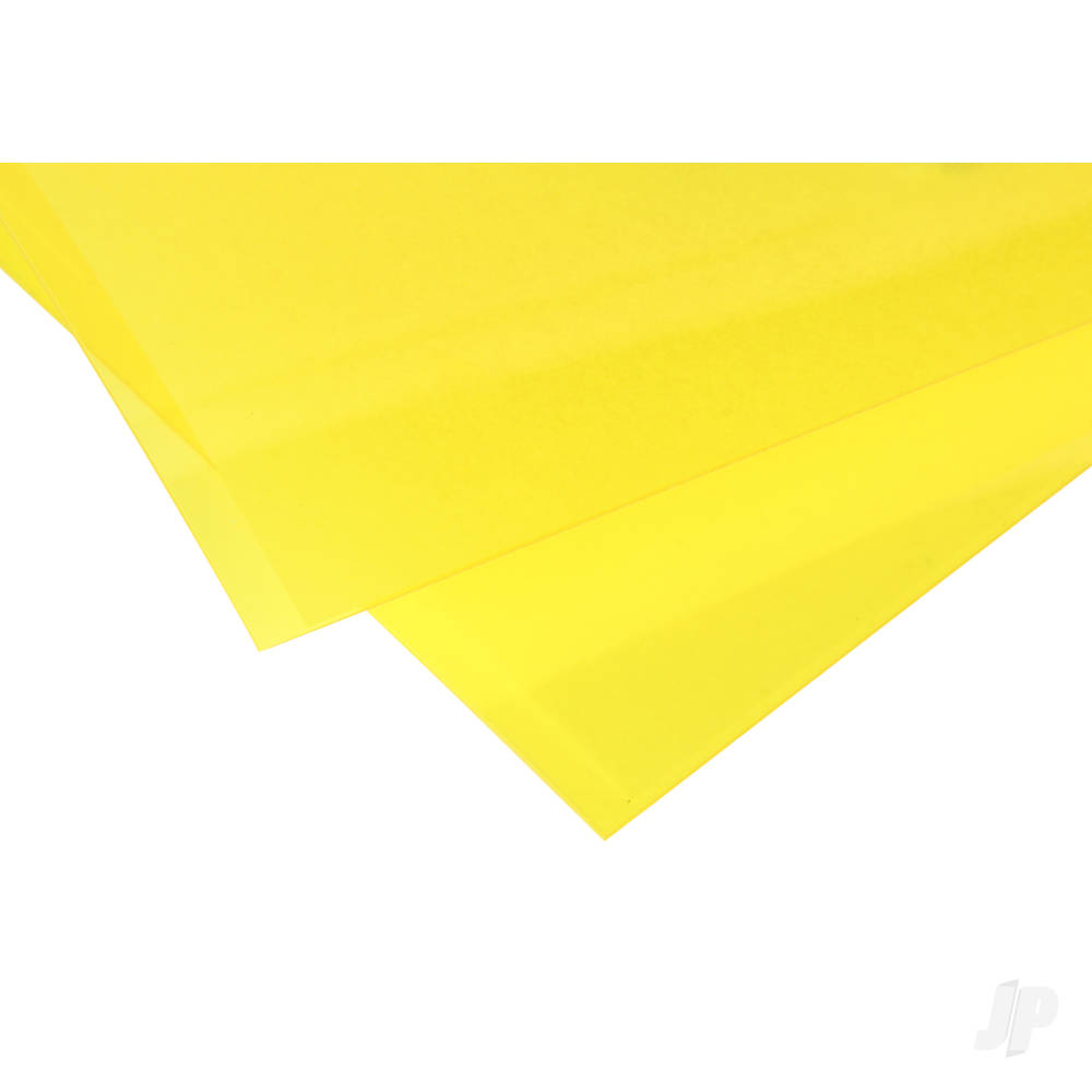 6x12in-15x30cm-transparent-coloured-sheet-010in-thick-yellow-2-sheet-per-pack