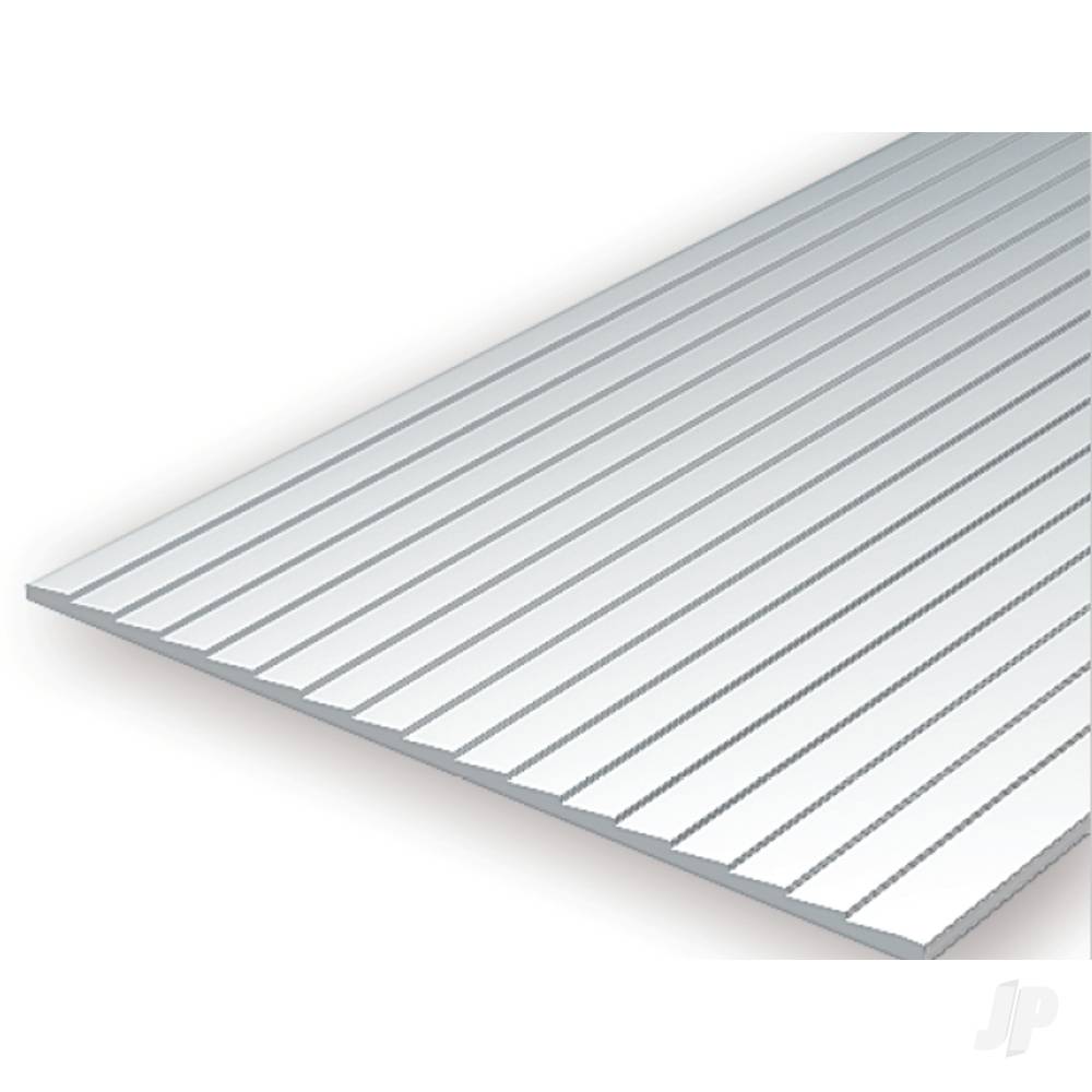 6x12in (15x30cm) Clapboard Siding Sheet .040in (1.0mm) Thick .050in Spacing (1 Sheet per pack)-4