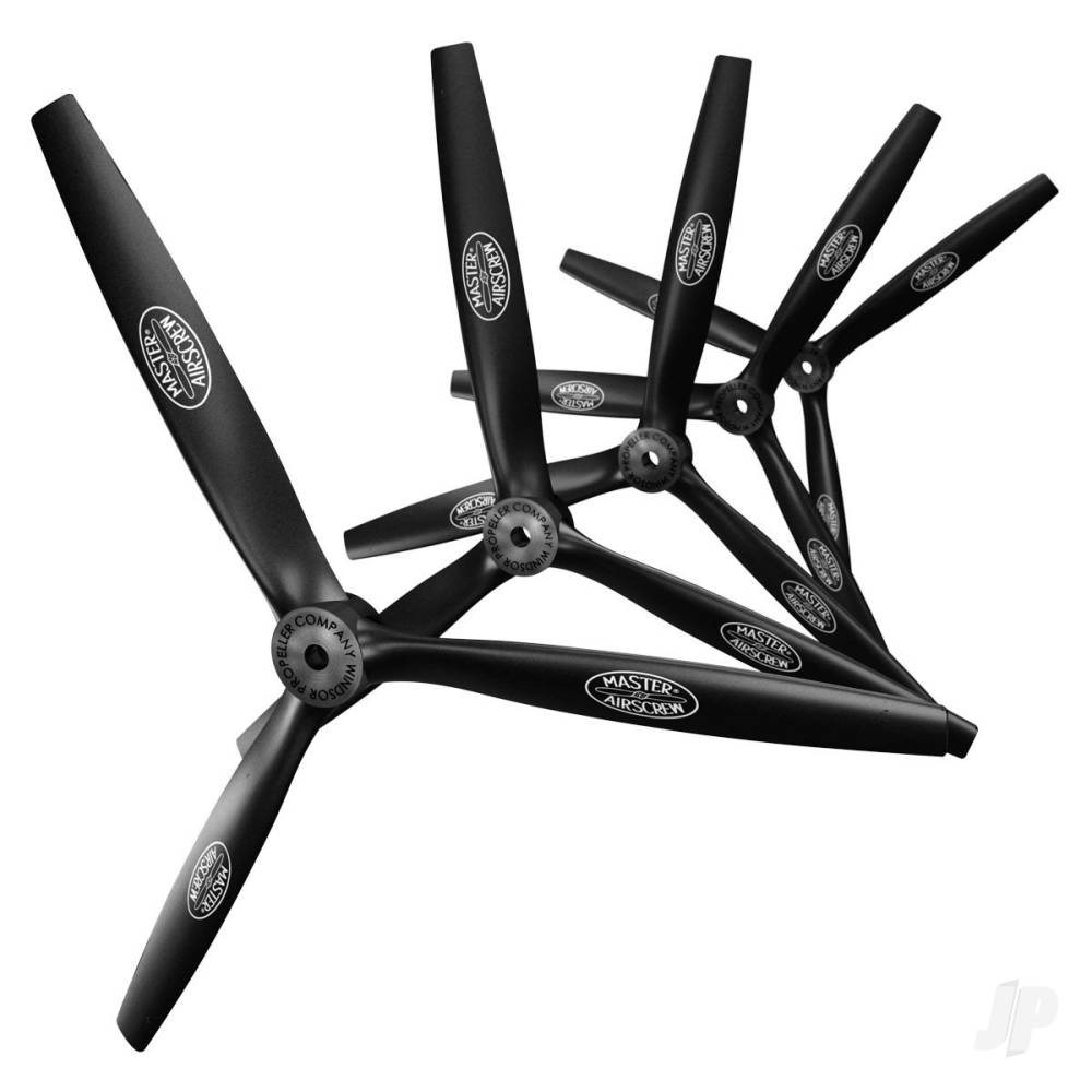 13x12 3-Blade Propeller Black-7