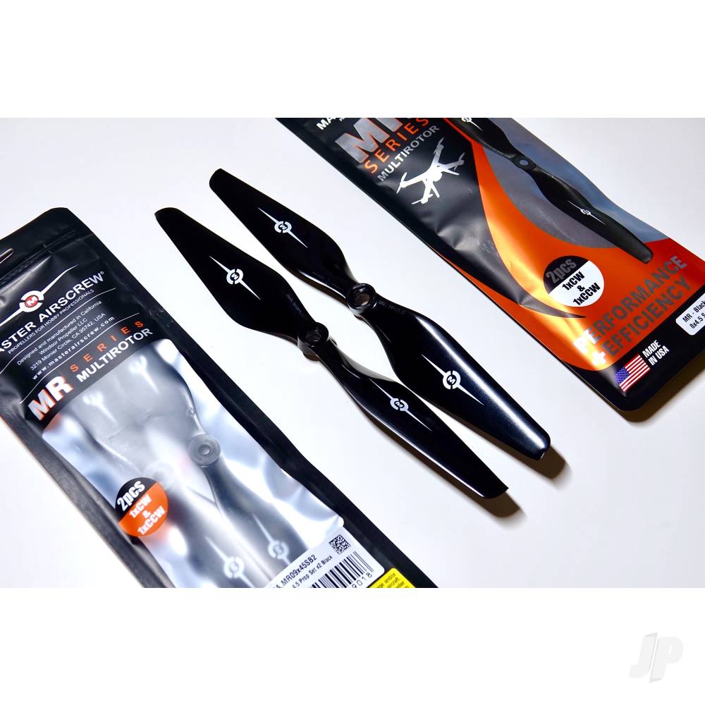 3MR Series - 3-Blade 9x4.5 Propeller (CCW) Black-3