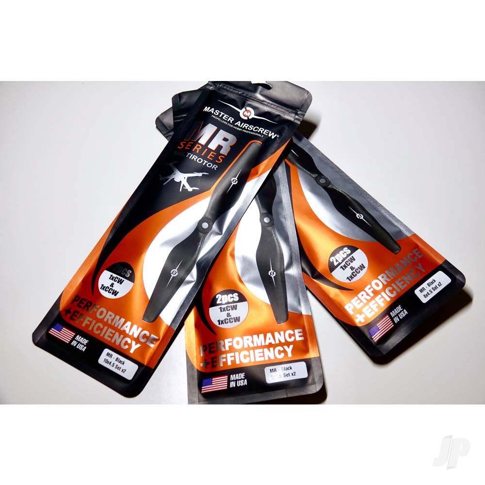 3MR Series - 3-Blade 9x4.5 Propeller (CCW) Black-4