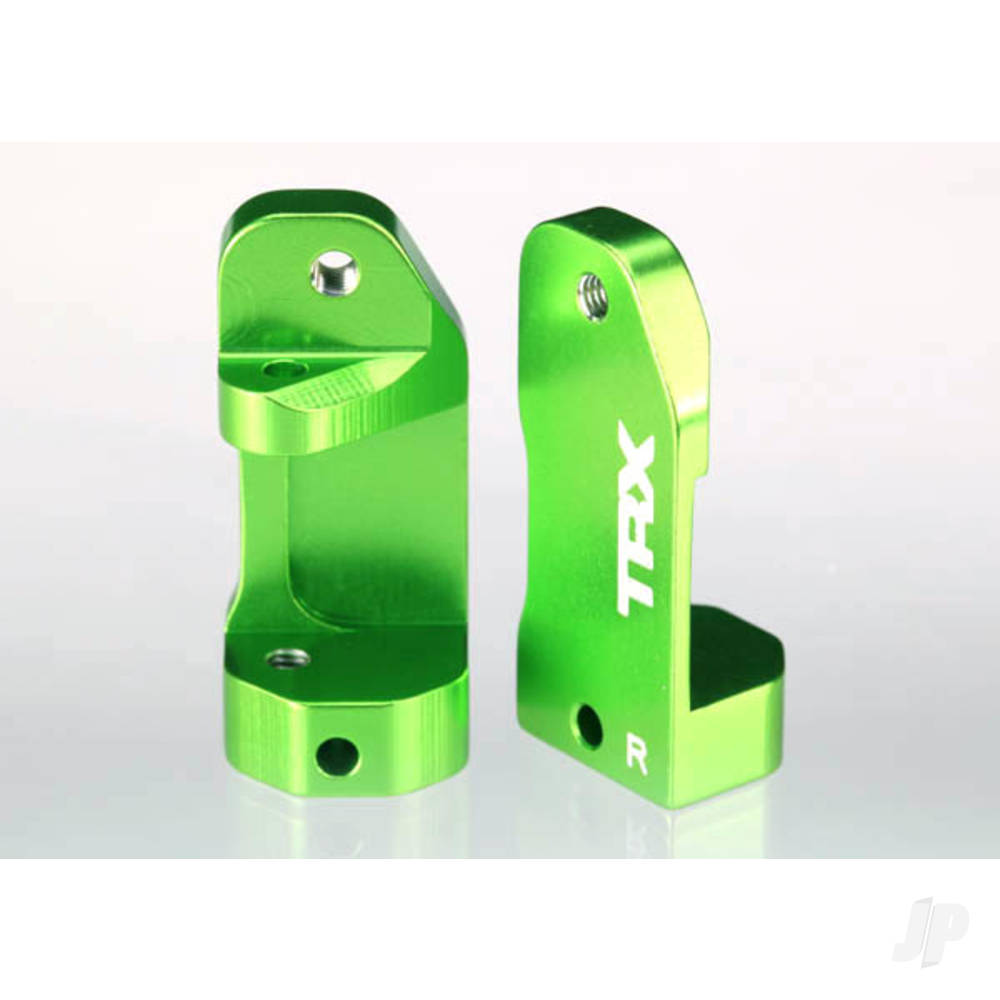 traxxas-caster-blocks-30-degree-green-anodised-6061-t6-aluminium-left-right-suspension-screw-pin-2-pcs