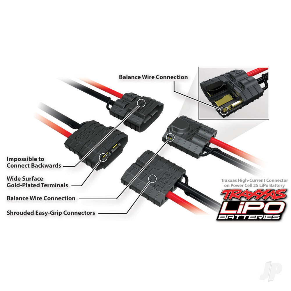 Traxxas LiPo 3S 6400mAh 11.1V 25C iD Power Cell Battery-3