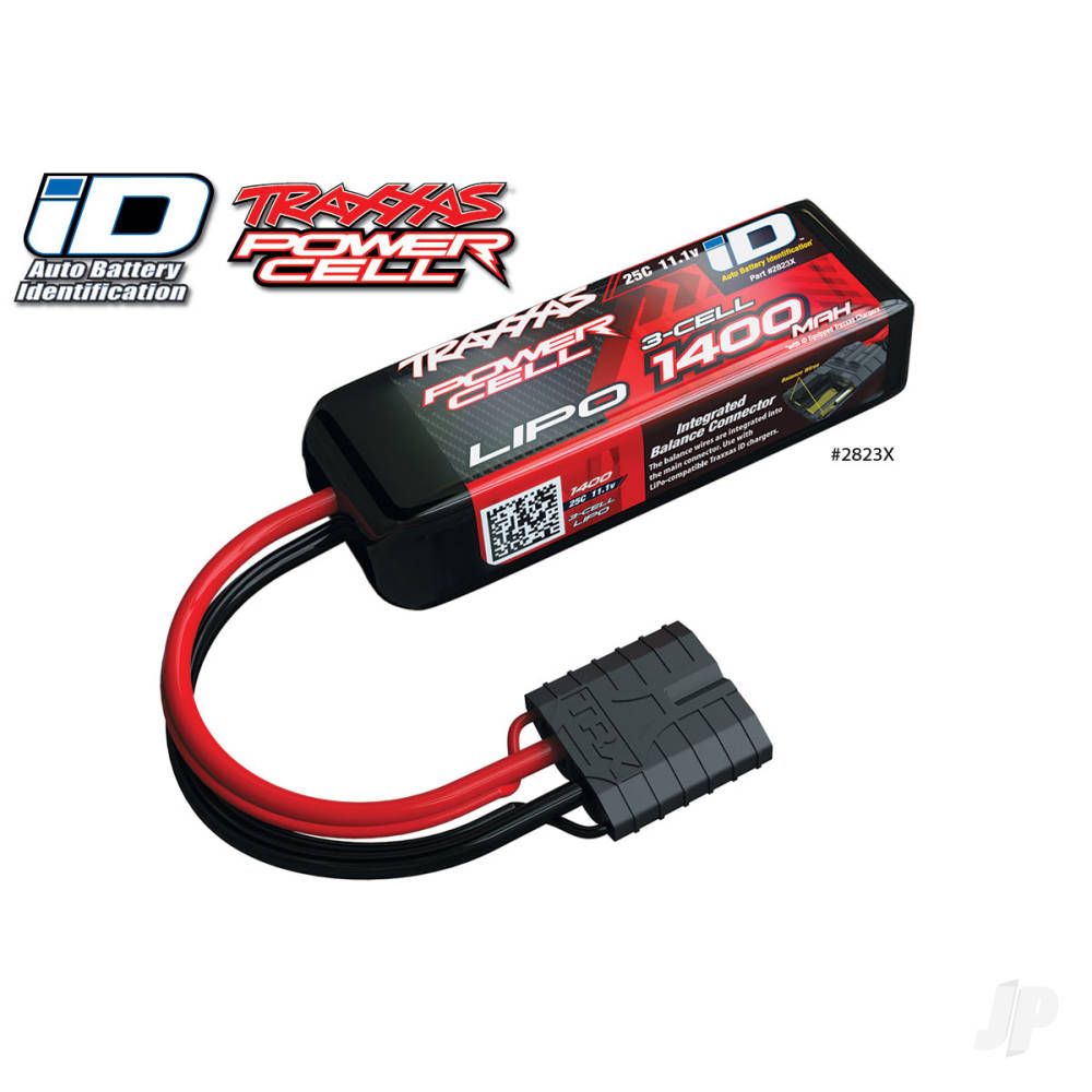 Traxxas LiPo 3S 1400mAh 11.1V 25C iD Power Cell Battery-5
