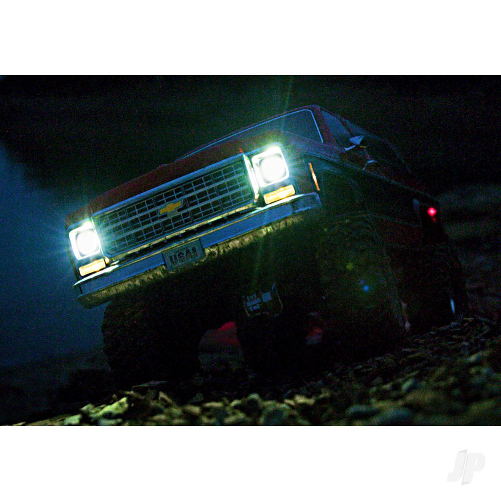 Traxxas LED light Set, complete with power supply (contains headlights, tail lights, side marker lights, distribution block, and power supply) (fits #8130 Body)-8
