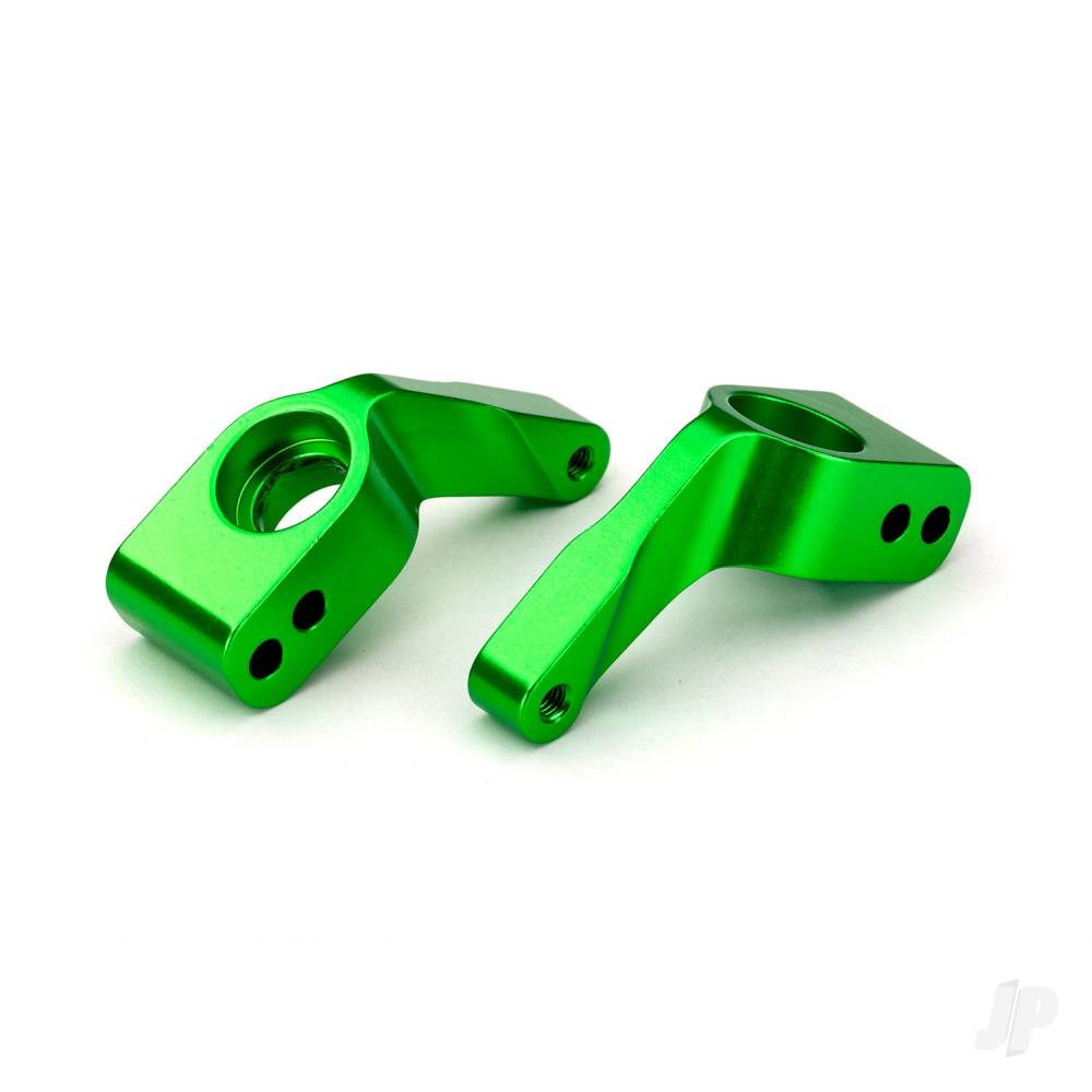 traxxas-stub-axle-carriers-rustler-stampede-bandit-2-pcs-6061-t6-aluminium-green-anodised-5x11mm-ball-bearings-4-pcs