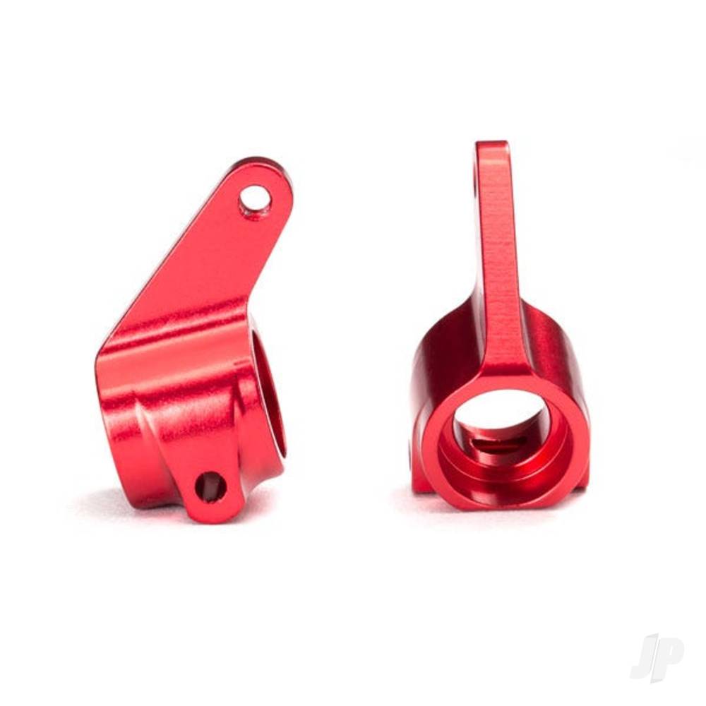 traxxas-steering-blocks-rustler-stampede-bandit-2-pcs-6061-t6-aluminium-red-anodised-5x11mm-ball-bearings-4-pcs