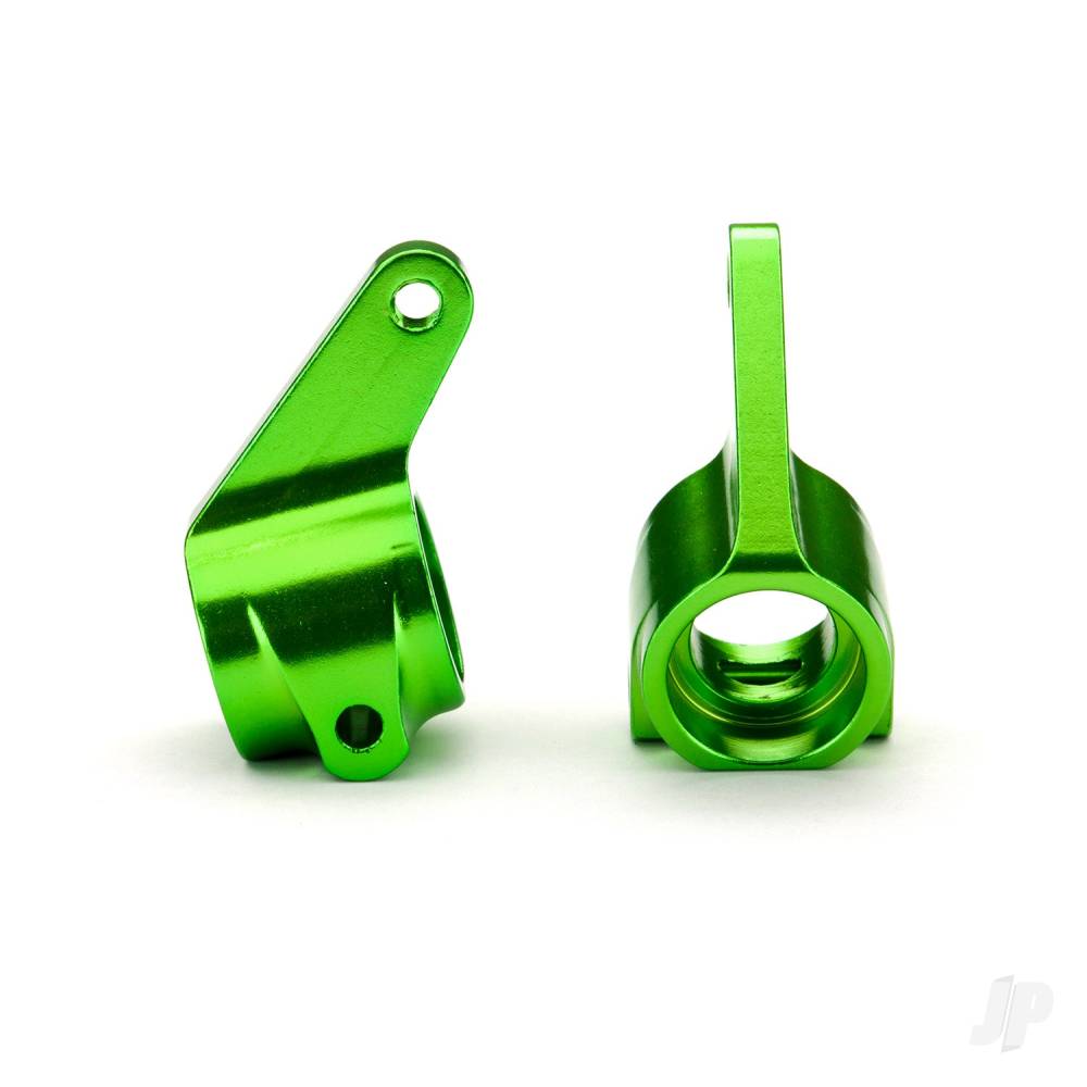 traxxas-steering-blocks-rustler-stampede-bandit-2-pcs-6061-t6-aluminium-green-anodised-5x11mm-ball-bearings-4-pcs