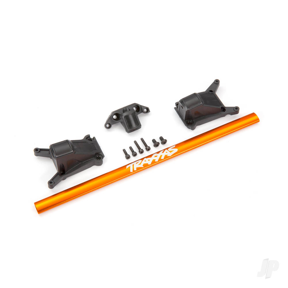 Traxxas Chassis Brace Kit, Orange (fits Rustle 4X4 and Slash 4X4 equipped with Low-CG chassis)