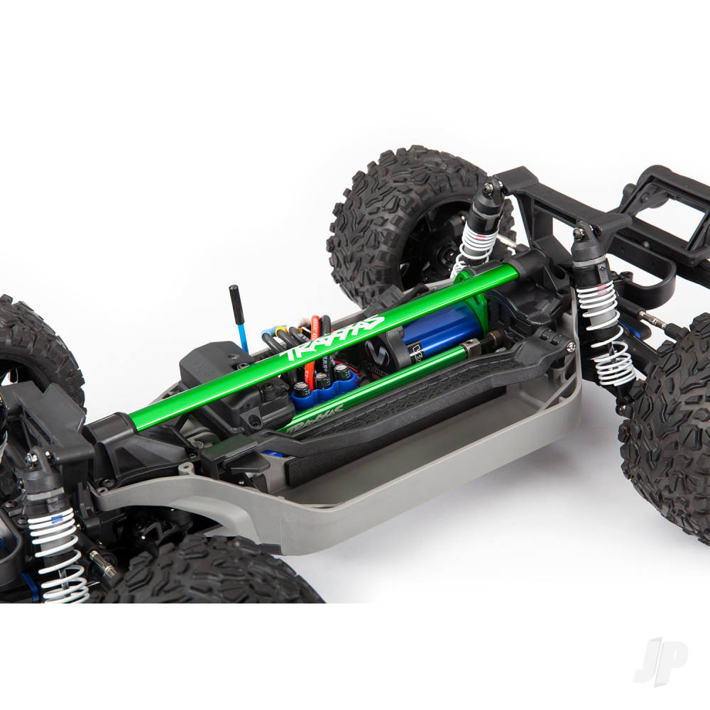 Traxxas Chassis Brace Kit, Green (fits Rustler 4X4 and Slash 4X4 equipped with Low-CG chassis)-4