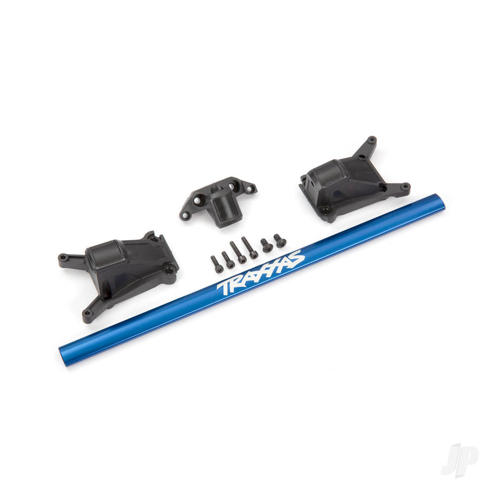 traxxas-chassis-brace-kit-blue-fits-rustler-4x4-and-slash-4x4-equipped-with-low-cg-chassis