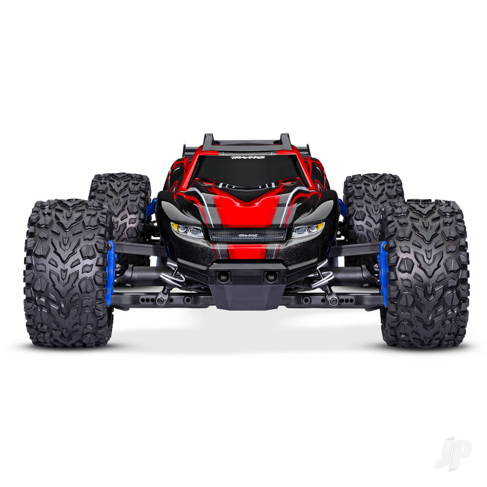 Traxxas Rustler 4X4 BL-2S 1:10 4WD RTR Stadium Truck, Red (+ TQ 2-ch, BL-2S, 3300kV)-4