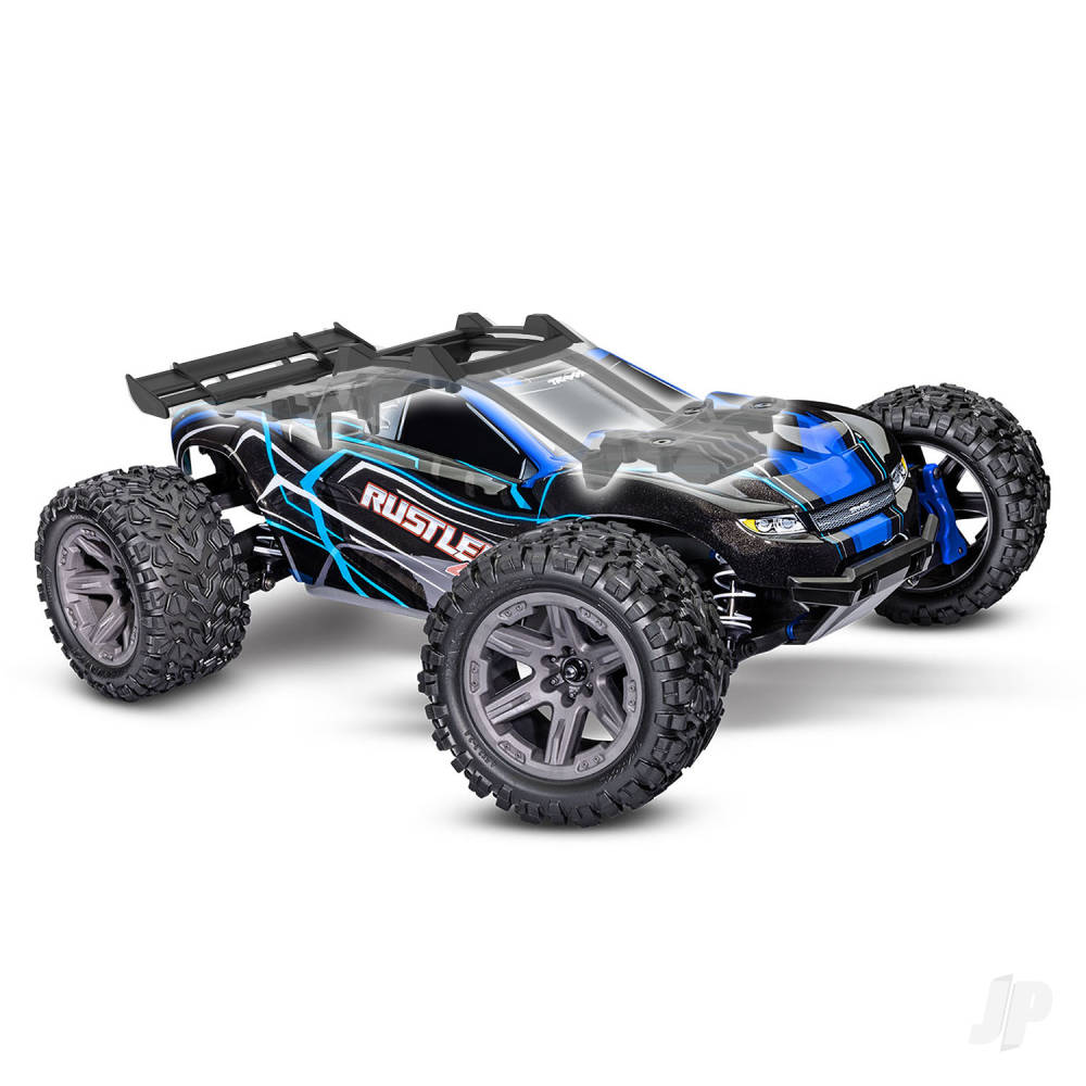 Traxxas Rustler 4X4 BL-2S 1:10 4WD RTR Stadium Truck, Blue (+ TQ 2-ch, BL-2S, 3300kV)-15