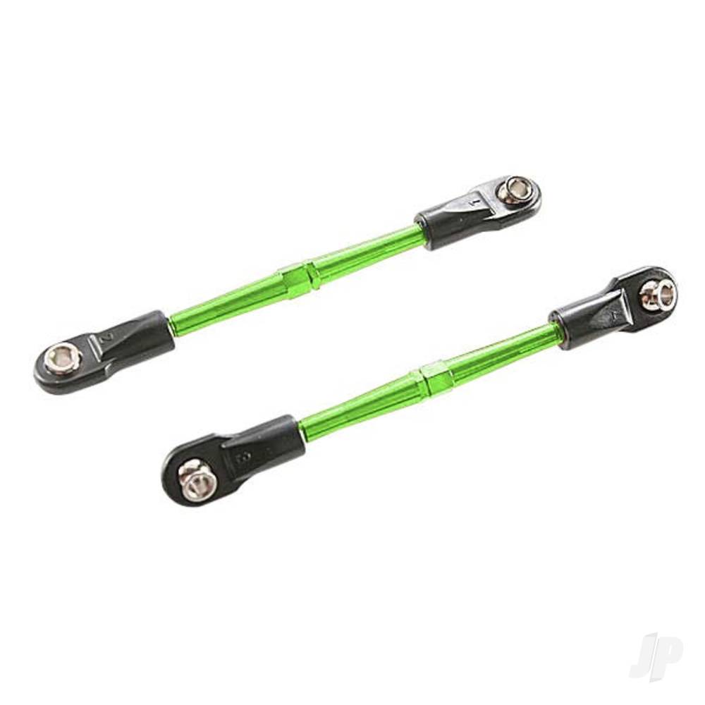 traxxas-turnbuckles-aluminium-green-anodised-toe-links-59mm-2-assembled-w-rod-ends-hollow-balls-requires-5mm-aluminium-wrench-5477