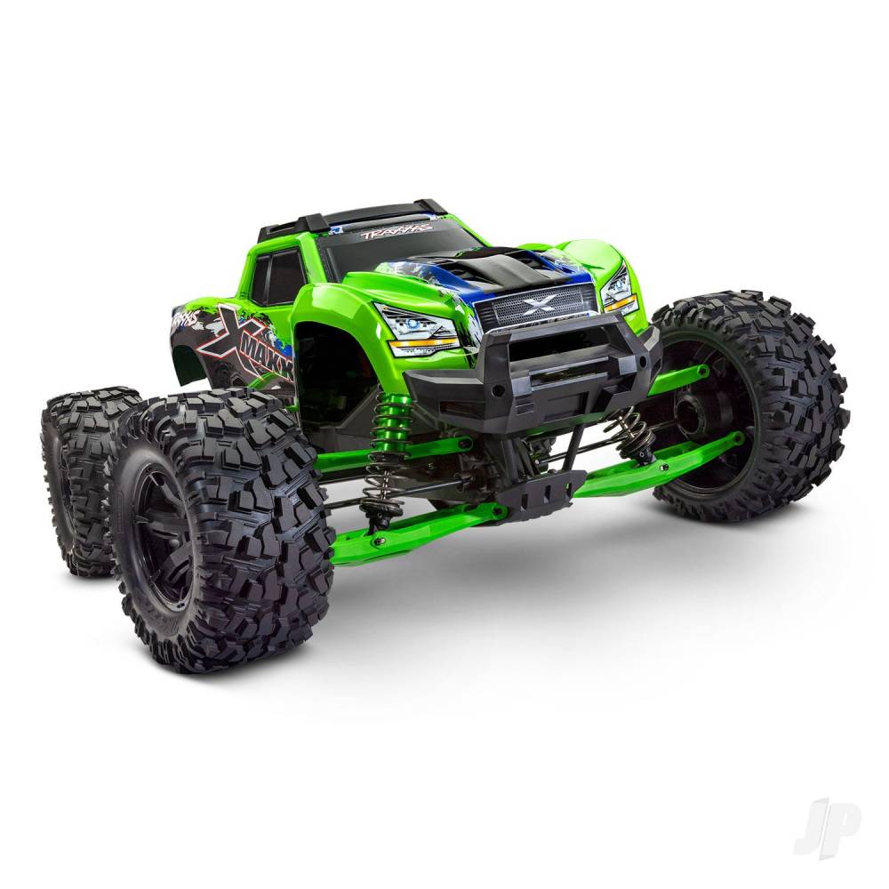 Traxxas Suspension kit, X-Maxx WideMaxx, Black (includes front & rear suspension arms, front toe links, driveshafts, shock springs)-5