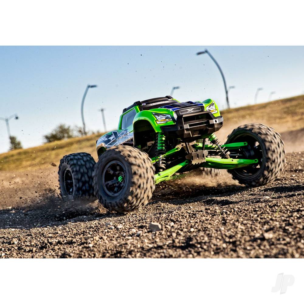 Traxxas Suspension kit, X-Maxx WideMaxx, Orange (includes front & rear suspension arms, front toe links, driveshafts, shock springs)-10