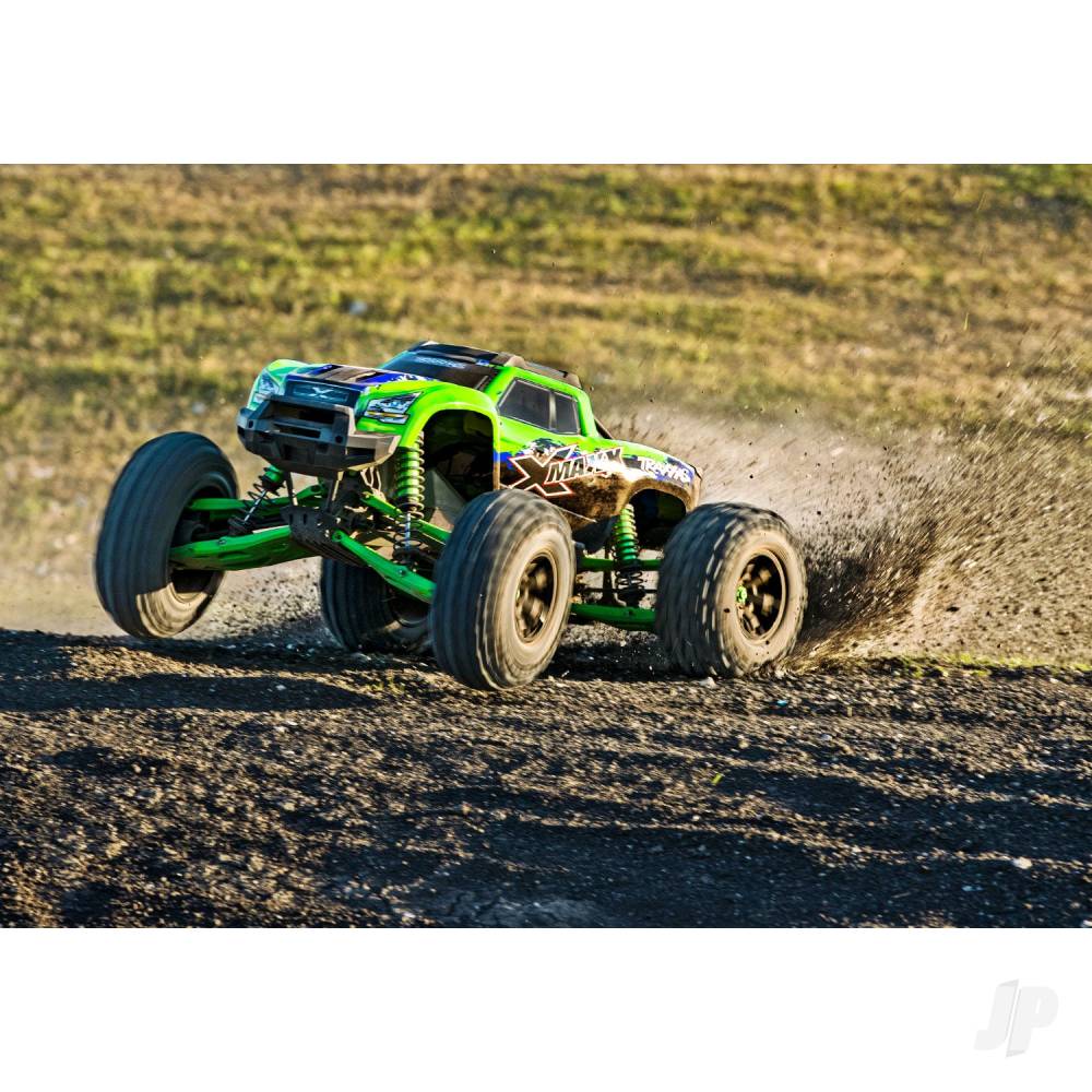 Traxxas Suspension kit, X-Maxx WideMaxx, Black (includes front & rear suspension arms, front toe links, driveshafts, shock springs)-11