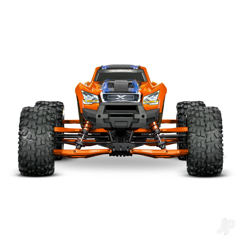 Traxxas Suspension kit, X-Maxx WideMaxx, Green (includes front & rear suspension arms, front toe links, driveshafts, shock springs)-7