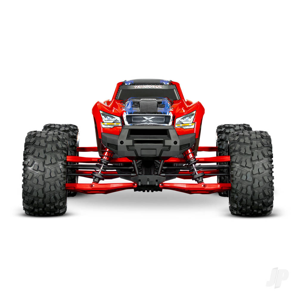 Traxxas Suspension kit, X-Maxx WideMaxx, Green (includes front & rear suspension arms, front toe links, driveshafts, shock springs)-8