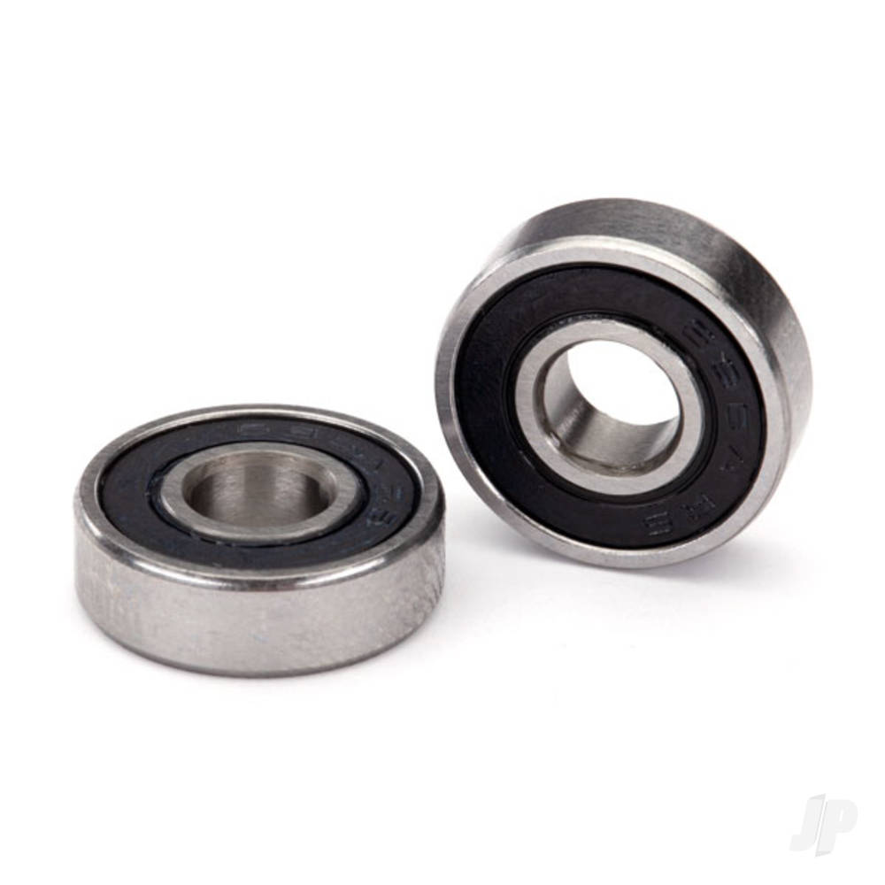 Traxxas Ball bearings, Black rubber sealed (6x16x5mm) (2 pcs)