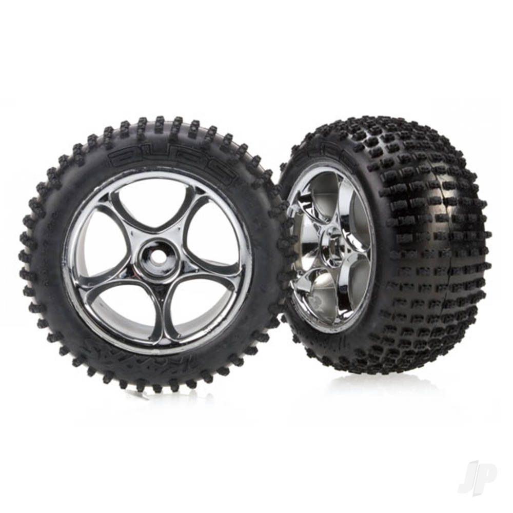 Traxxas Tyres & wheels, assembled (Tracer 2.2