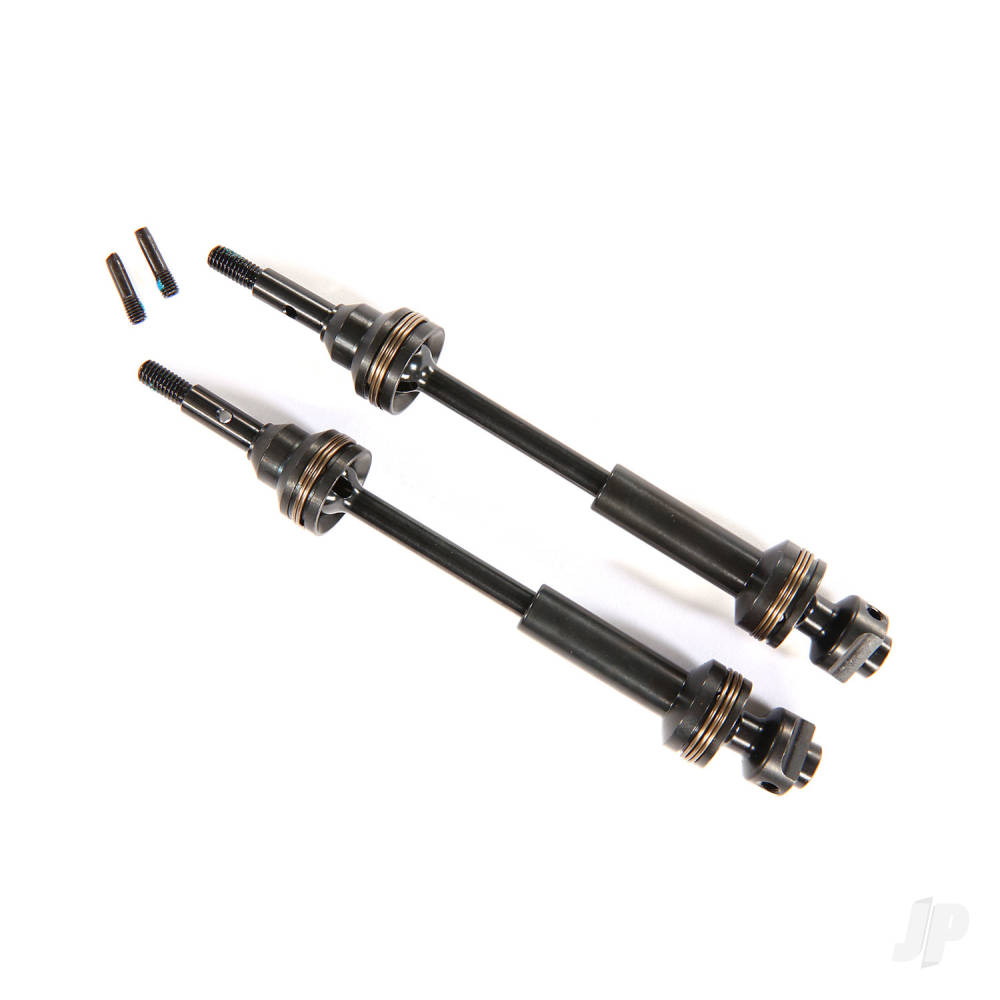 Traxxas Front Driveshafts, Steel-Spline Constant-Velocity (Complete Assembly) (2 pcs)