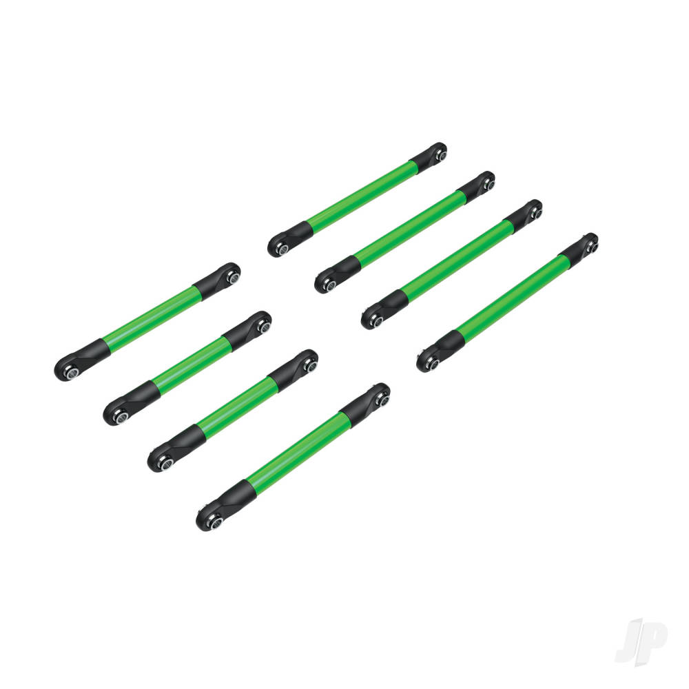 traxxas-suspension-link-set-6061-t6-aluminium-green-anodised-includes-5x53mm-front-lower-links-2-5x46mm-front-upper-links-2-5x68mm-rear-lower-or-upper-links-4