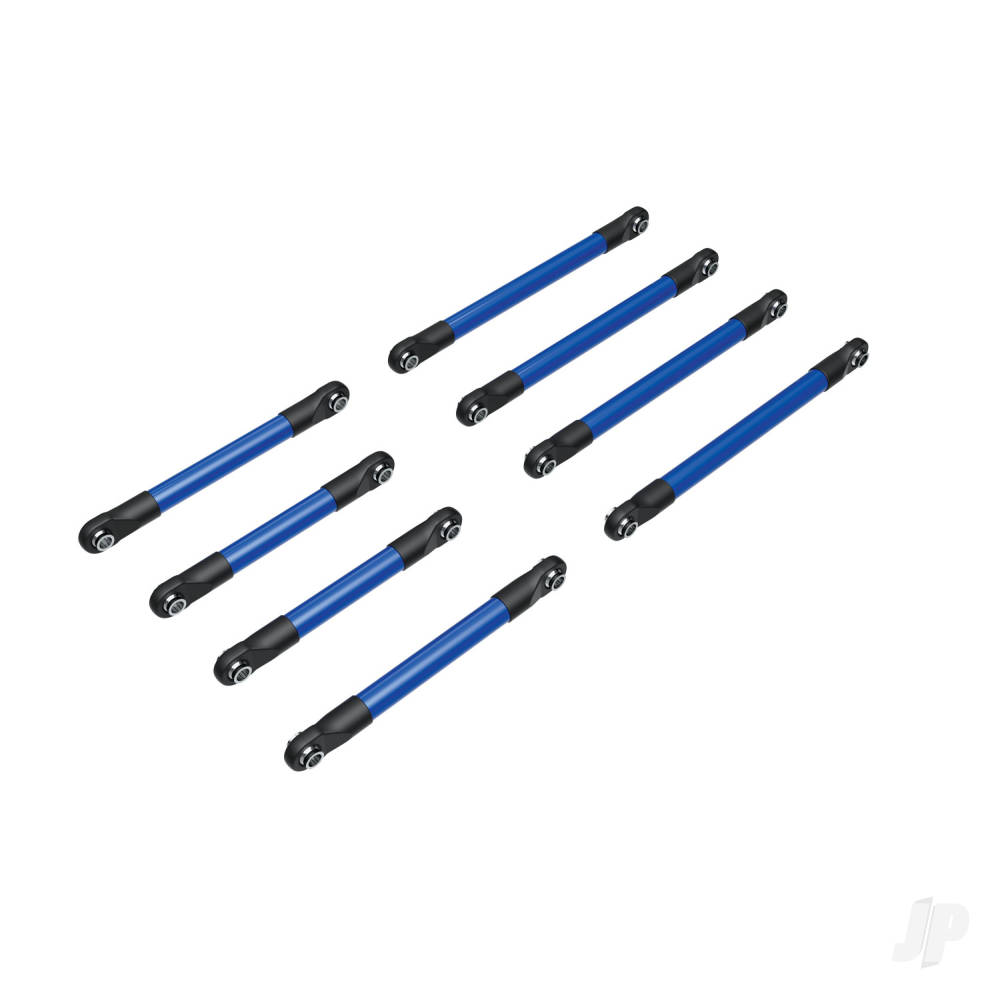 traxxas-suspension-link-set-6061-t6-aluminium-blue-anodised-includes-5x53mm-front-lower-links-2-5x46mm-front-upper-links-2-5x68mm-rear-lower-or-upper-links-4