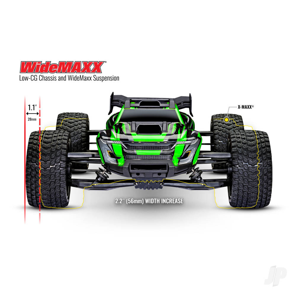 Traxxas XRT 1:6 8S 4WD Electric Race Truck, Orange (+ TQi 2-ch, VXL-8s, Velineon 1200XL, TSM, Clipless Body)-11