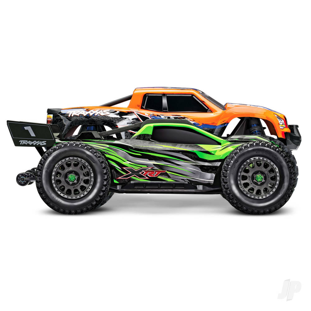 Traxxas XRT 1:6 8S 4WD Electric Race Truck, Orange (+ TQi 2-ch, VXL-8s, Velineon 1200XL, TSM, Clipless Body)-12