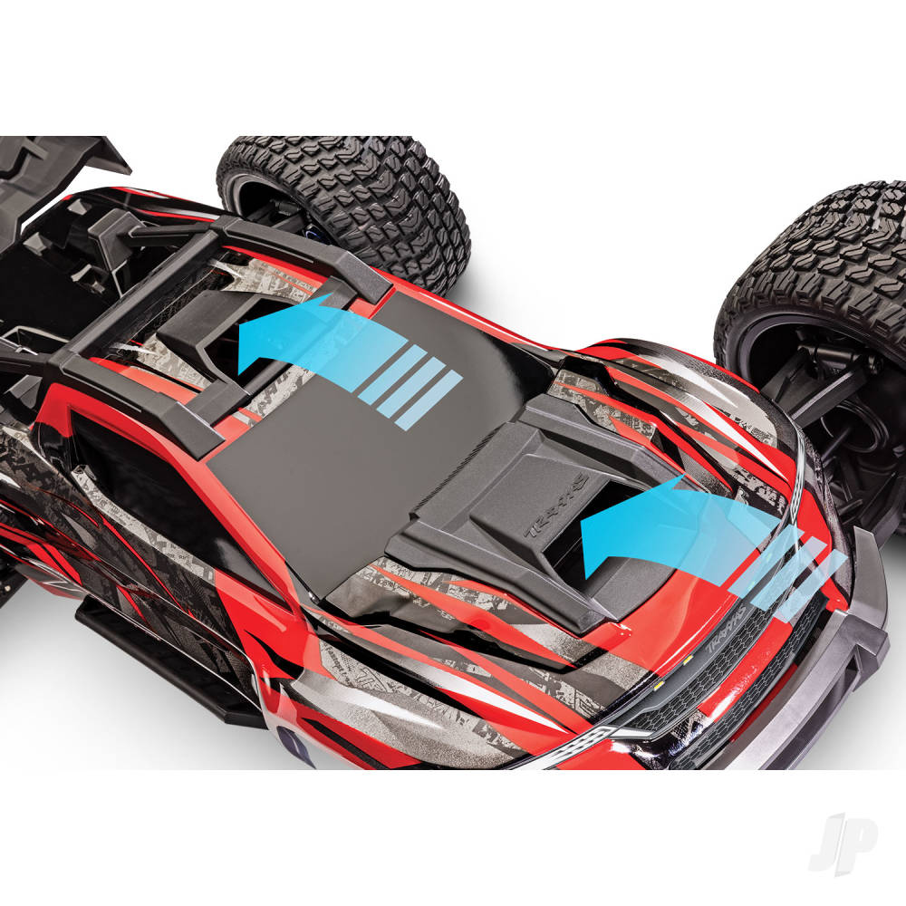 Traxxas XRT 1:6 8S 4WD Electric Race Truck, Orange (+ TQi 2-ch, VXL-8s, Velineon 1200XL, TSM, Clipless Body)-14