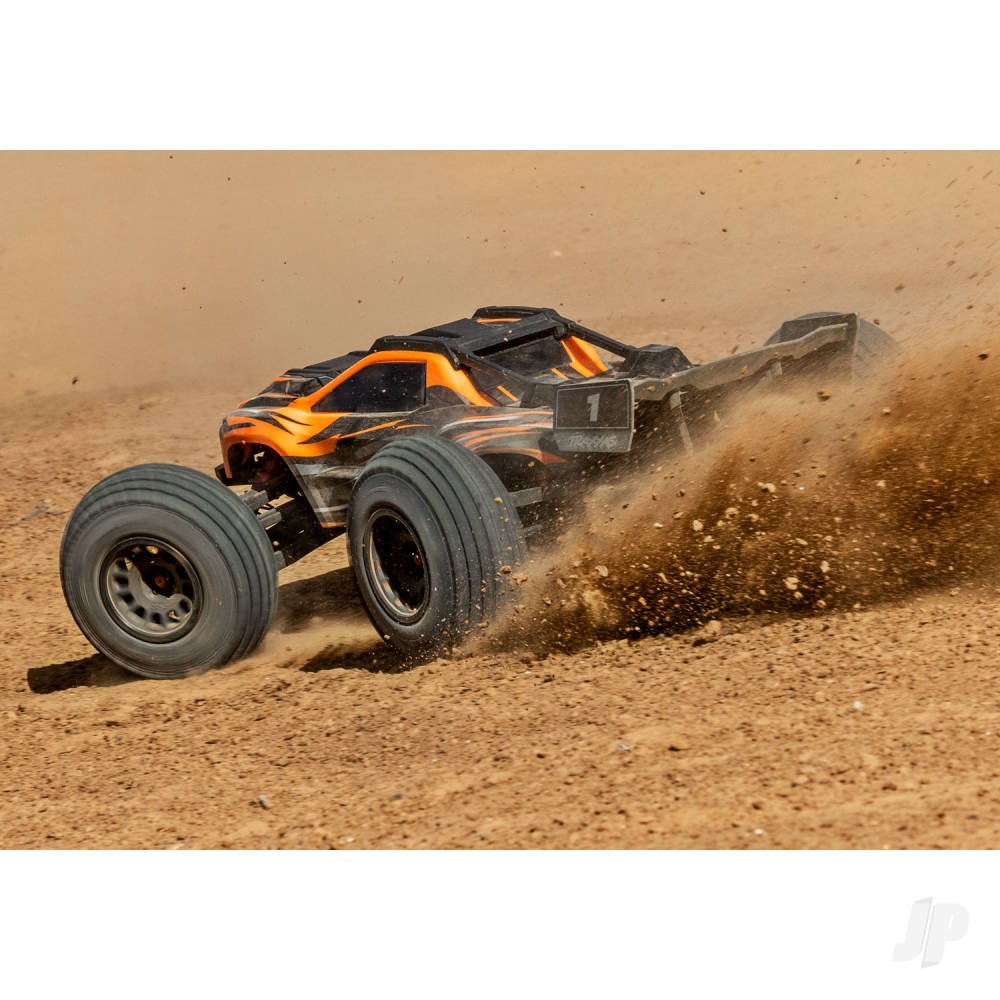 Traxxas XRT 1:6 8S 4WD Electric Race Truck, Orange (+ TQi 2-ch, VXL-8s, Velineon 1200XL, TSM, Clipless Body)-44