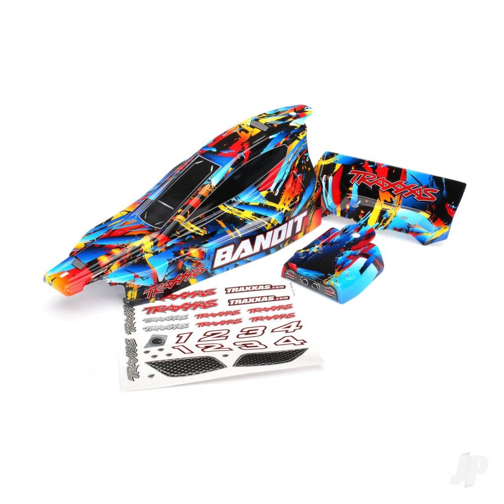 Traxxas Body, Bandit, Rock n' Roll (painted, decals applied)