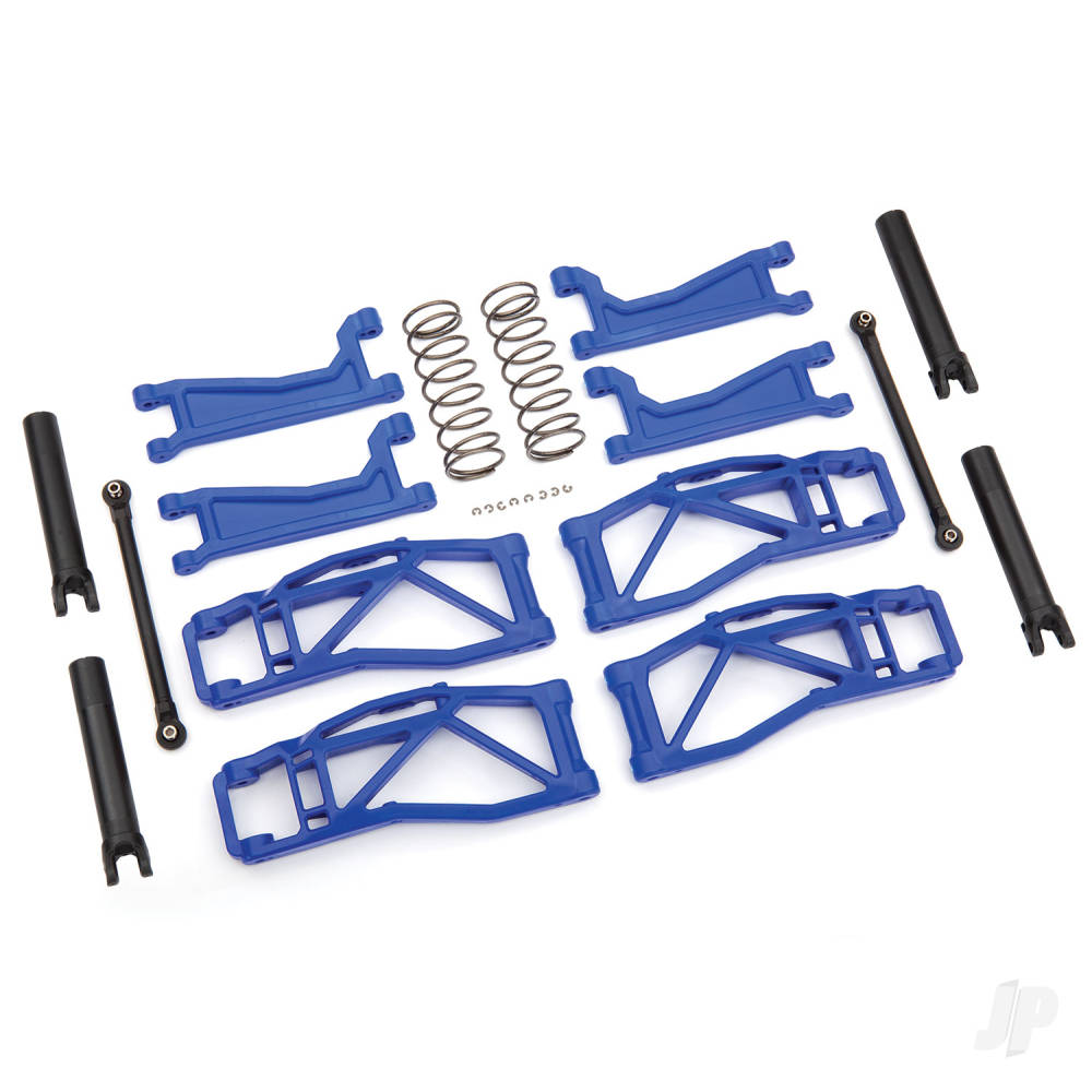 traxxas-suspension-kit-widemaxx-blue-includes-front-rear-suspension-arms-front-toe-links-rear-shock-springs