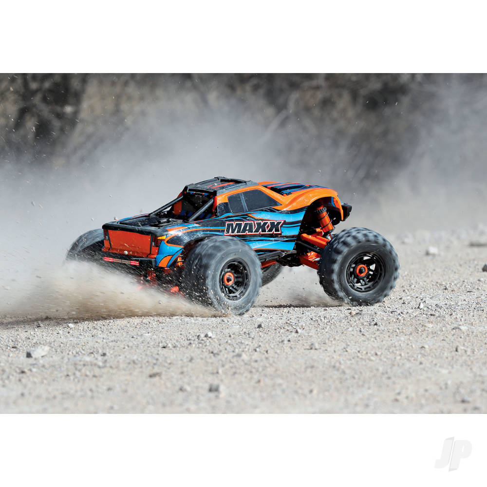 Traxxas Suspension kit, WideMaxx, Black (includes Front & Rear suspension arms, Front toe links, Rear shock springs)-4