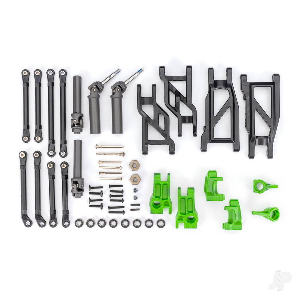traxxas-outer-driveline-suspension-upgrade-kit-extreme-heavy-duty-green-fits-rustler-2wd-or-stampede-2wd